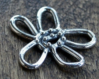 Link Flower Sterling Design Focal  FL632