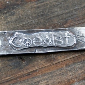 Link Coexist Sterling Silver Equality Religious Link  CL50