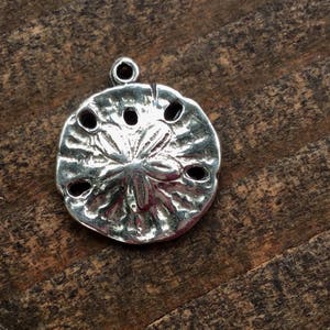 Sand dollar Sterling Silver Charm