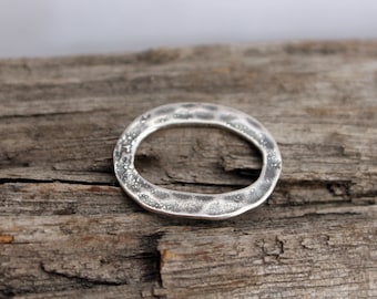 Link  Oval Medium Sterling Silver Component 001