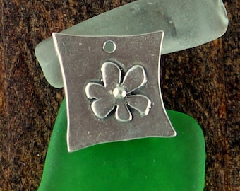 Bloemenbedel grillig sterlingzilver /CH330