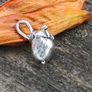 Acorn Charm Sterling Artisan