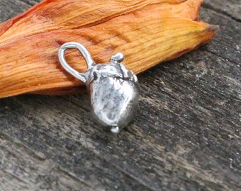 Acorn Charm Sterling Artisan