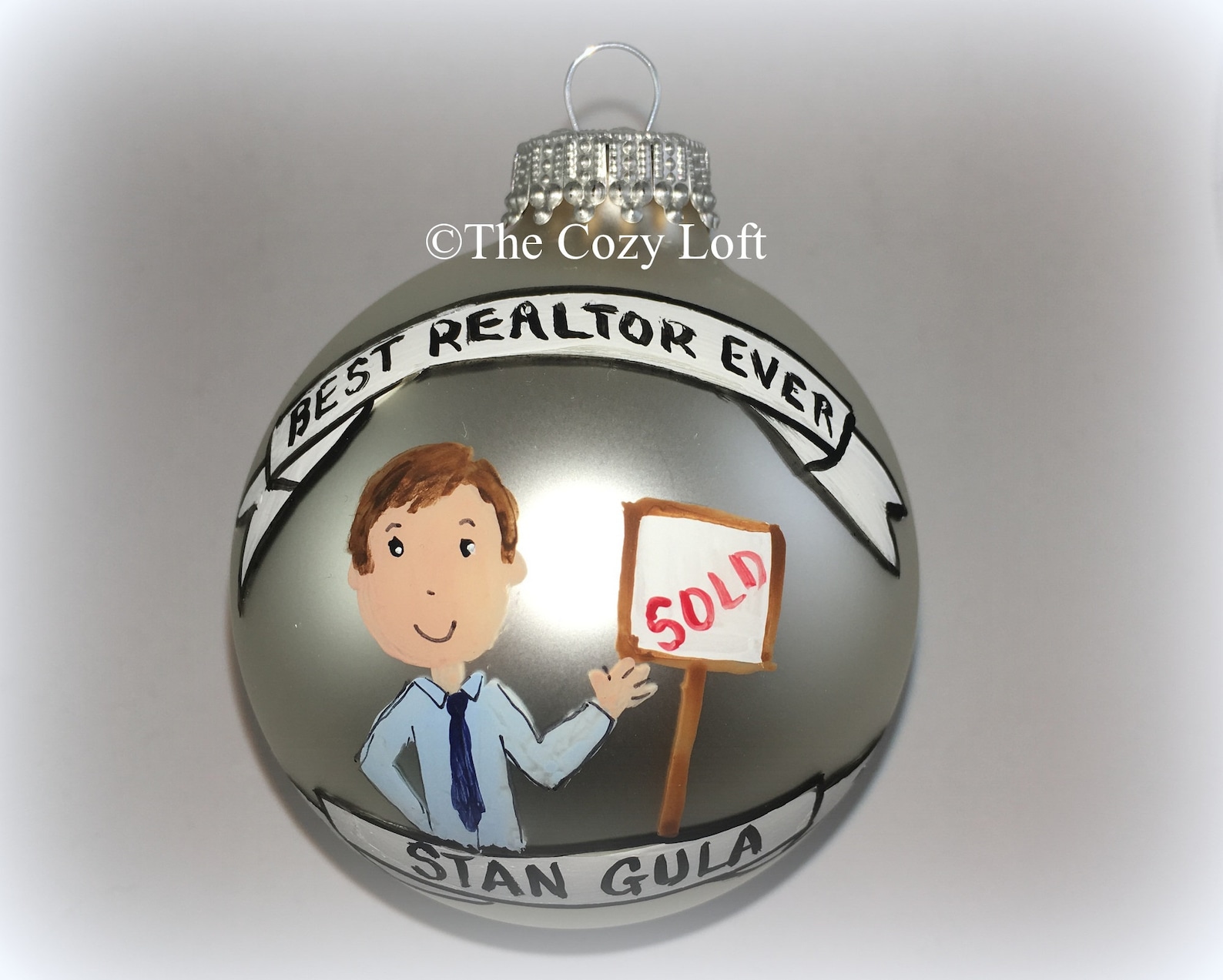 Realtor Gift Realtor Ornament Real Estate Agent Gift Custom Etsy