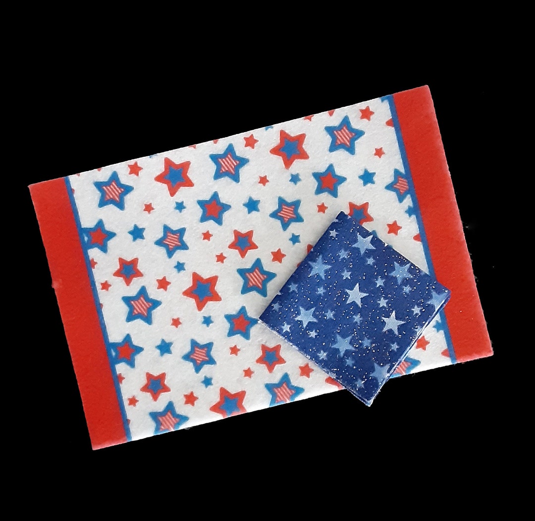 Patriotic Placemats and Napkins for 18 Doll 13 Scale Etsy