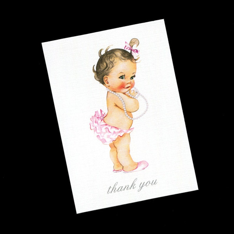 Baby Shower Thank You Cards Baby Girl Thank You Cards Etsy