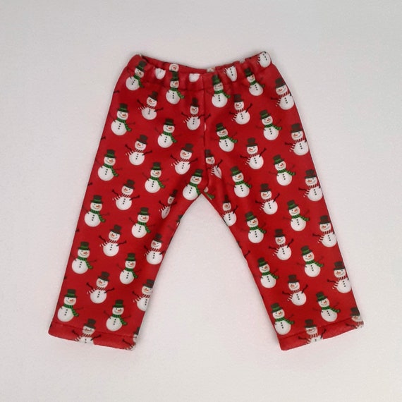 Snowman Pajama Pants for 18 Dolls Lounge Pants for Dolls Etsy