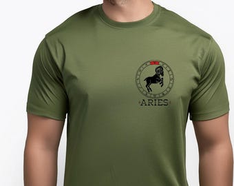 Aries Zodiac T-Shirt: Horoscope Star Map Astrology Gift