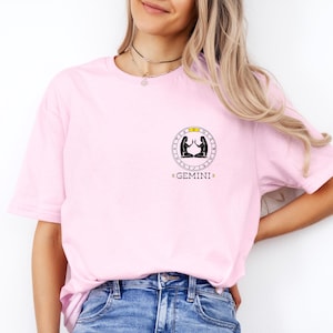 Zwillinge Sternzeichen T-Shirt, Horoskop Shirt, Astrologie T-Shirt, Geburtstagsgeschenk, Sternenkarte, Astrologie Geschenk