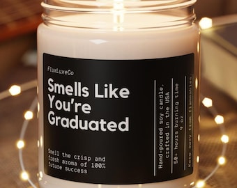 Custom Graduation Candle Gift Bachelors Graduation Gift Masters Graduation Gift Custom Nursing Gift Funny Grad Candle Personalized Gift