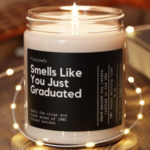 Benutzerdefinierte Abschluss Kerze Geschenk Masters Abschluss Geschenk Junggesellen Abschluss Geschenk Benutzerdefinierte Pflegegeschenk Lustige bestandene Kerze personalisiertes Geschenk