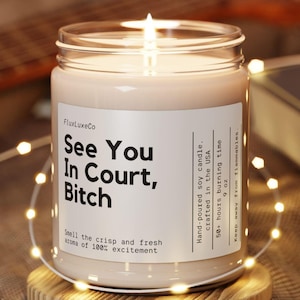 Funny Lawyer Candle Graduation Gift Future Candle Lawyer Gift Law School Graduate Law School Gift Law School Grad Bar Exam Law Graduation