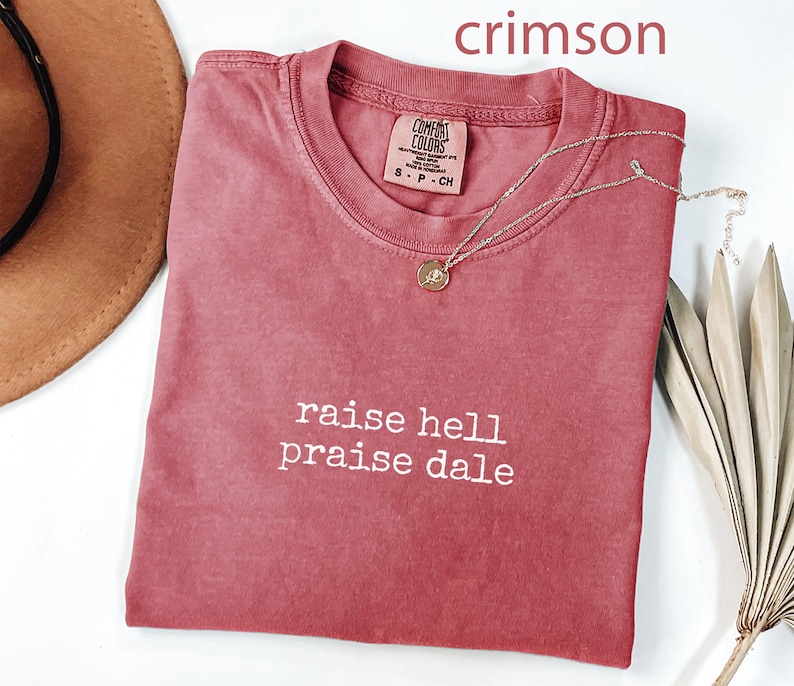 Raise hell praise dale shirt, country music fan gift, retro style graphic tee, southern pride tshirt, casual unisex top
