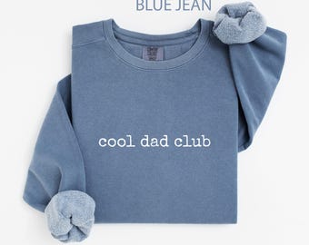 Sudadera Comfort Colors® Cool Dad Club, regalo divertido para papá, sudadera para papá primerizo, regalo para el Día del Padre, regalo para futuro papá, Cool Dads Club, vida de papá
