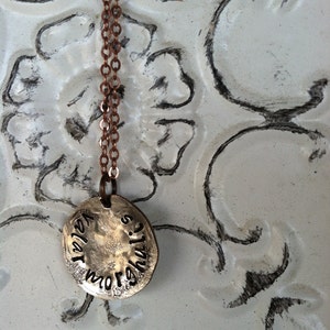 Old world Thrones style Necklace ~ Hand Hammered dime version ~ valar morghulis