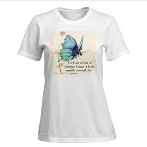 Stevie nicks t shirt ~ Fleetwood Mac ~ landslide ~ been afraid of changin cause I built my life around You