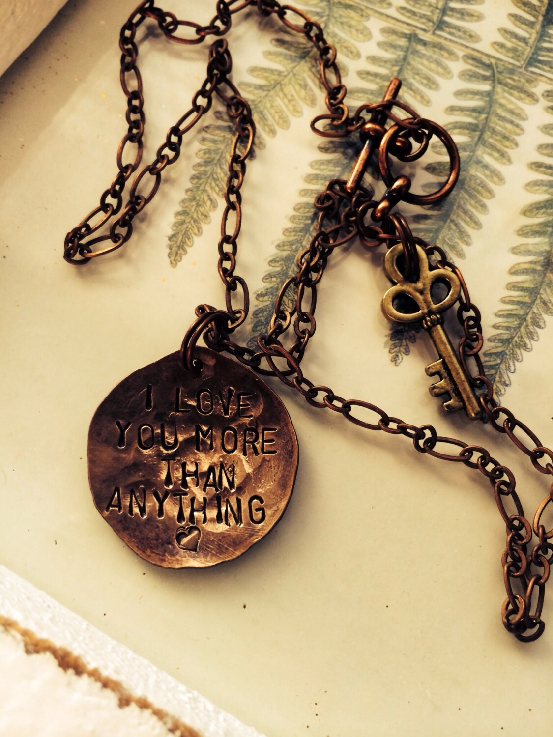I Love You More Than Anything .... Bracelet or Necklace Solid - Etsy