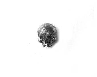 Jawless Skull Lapel Pin Squillo Metal