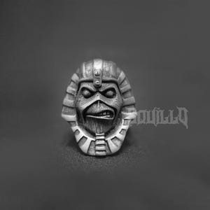Power Slave Eddie Iron Maiden Squillo Metal Ring