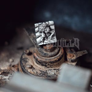 Piece of Mind Eddie Iron Maiden Squillo Metal Ring
