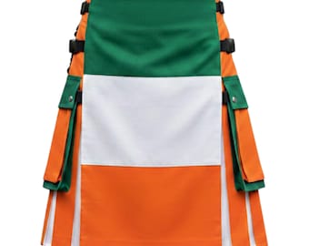 Kilt escocés de algodón para hombre con bandera tradicional del país.