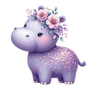 46 PNG glitzernde Tiere Clipart, Tiere Clipart, süße Tiere, niedliche Babytiere, Illustrationen, sofortiger Download für kommerzielle Nutzung