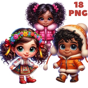 18 PNG Babies With Dressed  Clipart , Cute babies, Fashion Clipart, Clipart bundle, Illustrations , Instant Download for Commercial Use
