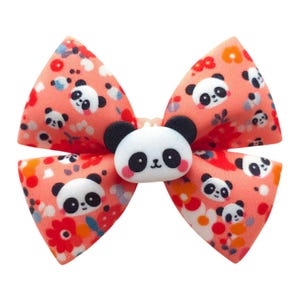 Watercolor Panda Bow Clipart Bundle: Commercial Use PNG (Instant Download)