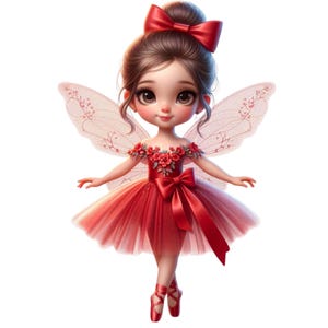 18 PNG Ballerina Fairy Clipart, Fata carina, ballerina, Fata dei fiori, Clipart di fiori, Illustrazioni, Download immediato per uso commerciale