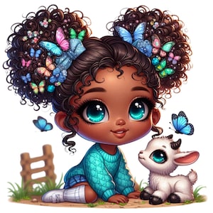 48 PNG süße Chibi Mädchen Clipart, Blumen Clipart, süßes Chibi Mädchen, Chibi Bundle, Illustrationen, sofortiger Download für kommerzielle Nutzung