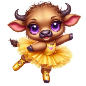 44 PNG Ballerina Tiere Clipart, niedliche tanzende Tiergrafik, Ballett-Ausdrucke, Illustrationen, sofortiger Download für kommerzielle Nutzung