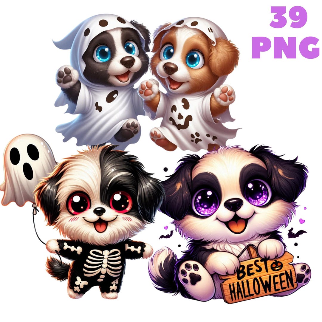 39 PNG Halloween Dog Clipart , Cute Animals, Halloween Clipart, Clipart ...