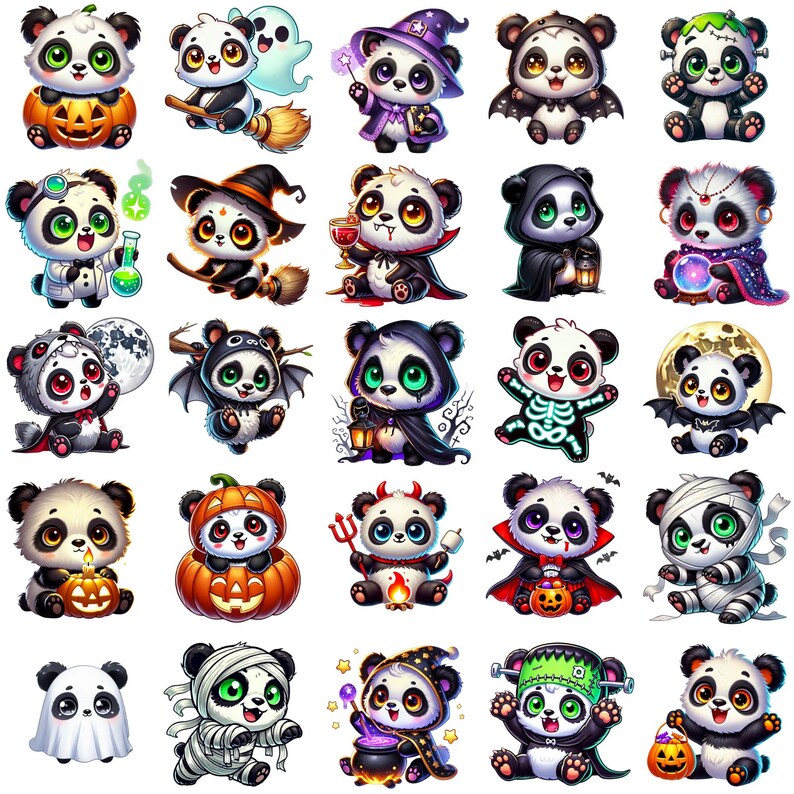 May include: A set of 30 Halloween-themed cartoon animal stickers. The stickers feature various animals dressed in costumes, holding props, and celebrating Halloween. The animals include cats, dogs, owls, bats, and more. The stickers are perfect for adding a touch of fun and whimsy to your Halloween decorations.