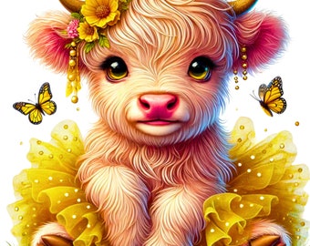 23 Cute Cows Clipart , Happy  Cow clipart, Cow birthday Clipart, Cow Funny Baby Cow, Png Illustrations , Instant Download for Commercial Use