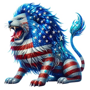 50 PNG 4 luglio Clipart, bundle clipart USA, 4 luglio, stampa digitale, illustrazioni patriottiche, download immediato per uso commerciale