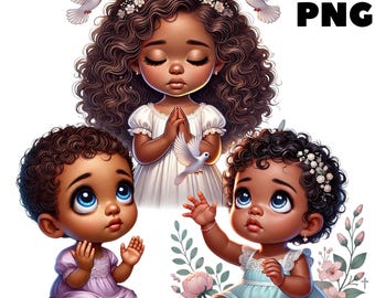 Children of Religion Clipart, Modest Kids PNG, Islamic Boys and Girls, Ramadan and Eid Classroom Crafts, Cards and Stickers, Commercial Use