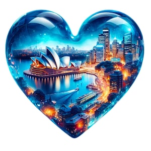 33 Marcos em Hearts Clipart, Torre Eiffel, Taj Mahal, Estátua da Liberdade, Coliseu, Ilustrações, Download instantâneo para uso comercial
