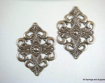 6pcs Antique Bronze Color instrument musique design Charms EF0812