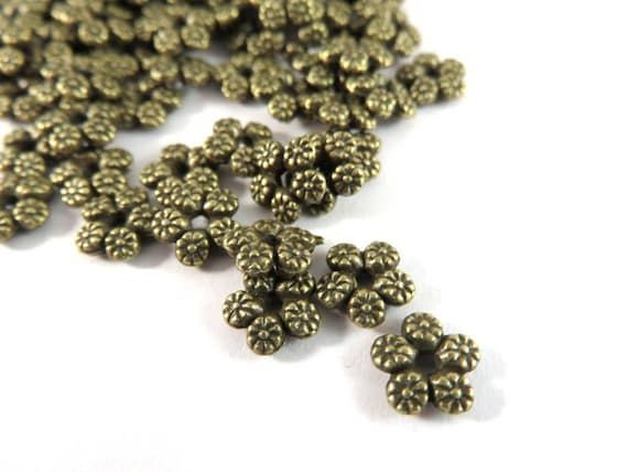 60 pcs Jewelry supplies-Crimp Bead cover Gold plated 7.5mm