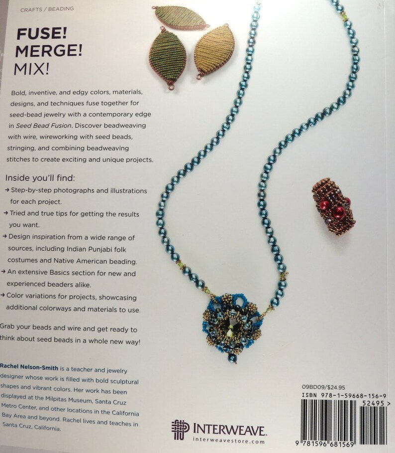 Beading Book Seed Bead Jewelry Pattern Book Beading Weaving Etsy