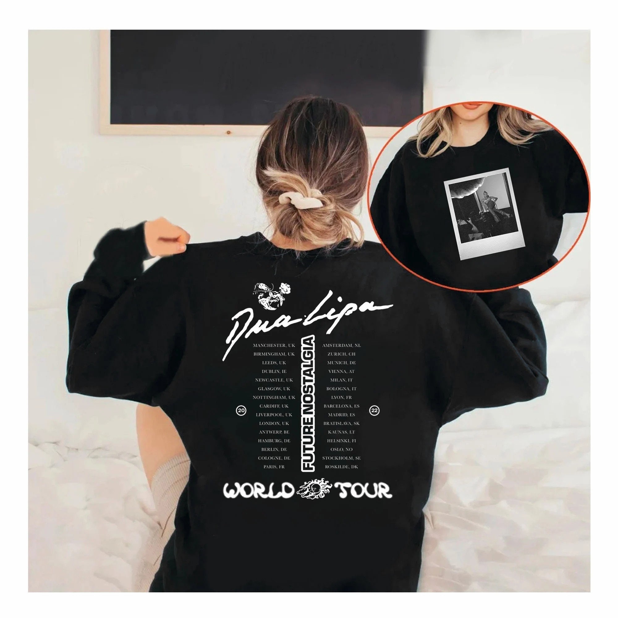 Discover Future Nostalgia Shirt, Dua Lipa Future Nostalgia Tour 2022 Sweatshirt