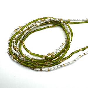 2pcs set tiny Electric mix Ghana waist Beads Belly Chain Weight control African beads belly beads Weight Tracker Beads Nigerian Beads