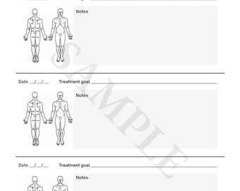 Massage Therapy Client Treatment Record