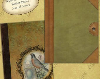 Instant Download iPad Digital printable Notebook Covers for Journaling and PDF apps - Perfect Pastels