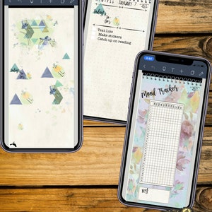 Hyperlinked Digital Pastel Notebook and Binder System Set for iPhone, PDF, use in any notetaking app image 7