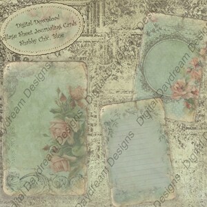 Instant Download Digital Printable Collage Sheet ATC Size Journaling ...