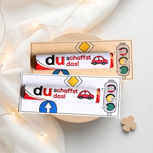 Printable lucky charm for driving test, driving license test lucky charm