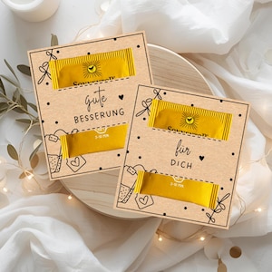 7 Printable Tea Bag Sleeves, PDF Template – Tea Gift Idea, Tea Gift Label, DIY Tea Bag Packaging, Digital Download image 2