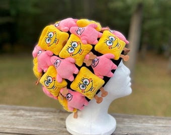 SpongeBob stuffed beanie hat harajuku street fashion style