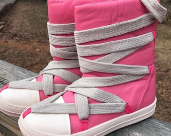 Trending Rockstar THICK LACES Sneakers faux leather